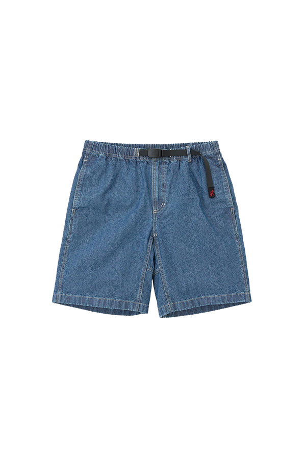 Gramicci Japanese Chambray Short Shorts - Blue