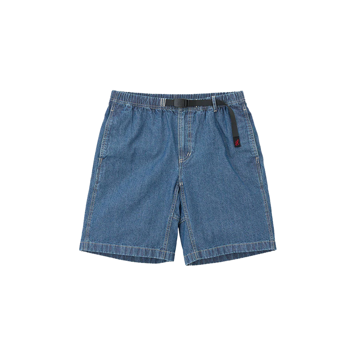 Gramicci Japanese Chambray Short Shorts - Blue - Image 1 of 2