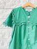 KIDS Sea NY Leila Eyelet Dress - Green - Thumbnail 3
