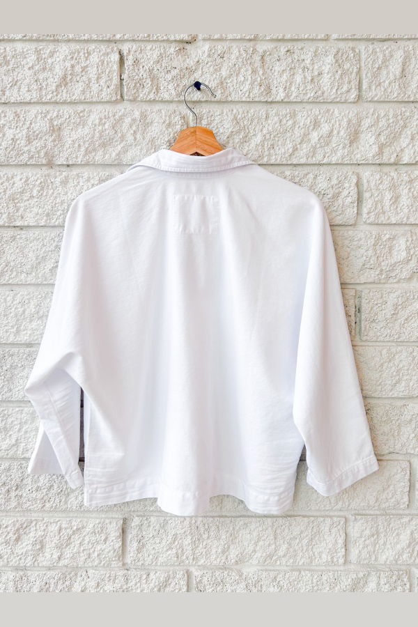 Frank & Eileen Popover Shirt Top - White
