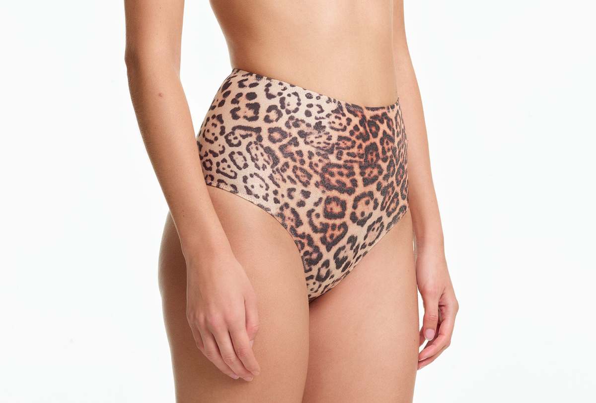 Yasmine Eslami Rita Bikini Bottom - Leopard - Image 1 of 4