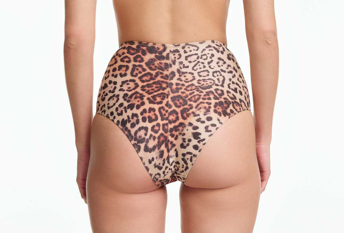 Yasmine Eslami Rita Bikini Bottom - Leopard - Image 2 of 4