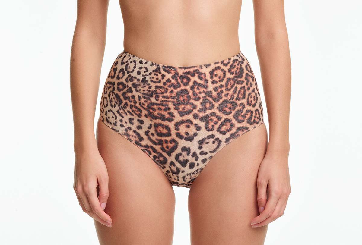 Yasmine Eslami Rita Bikini Bottom - Leopard - Image 3 of 4