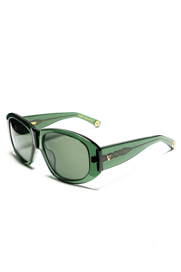VADA Eartha Emerald Sunglasses