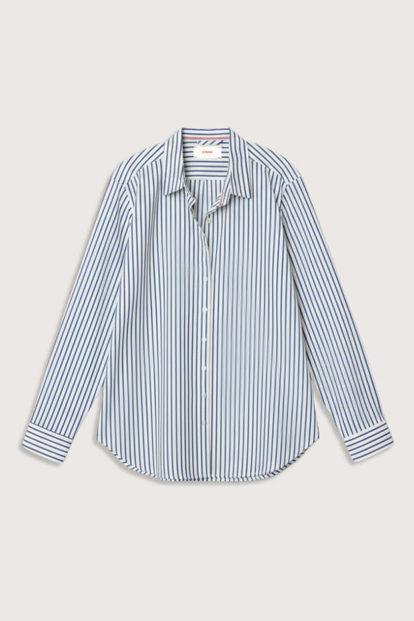 Xirena Beau Shirt in Stripe Shirt - Wind Blue
