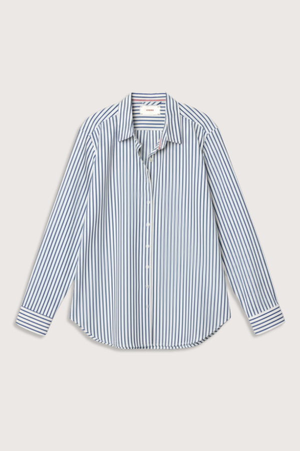 Xirena Beau Shirt in Stripe Shirt - Wind Blue