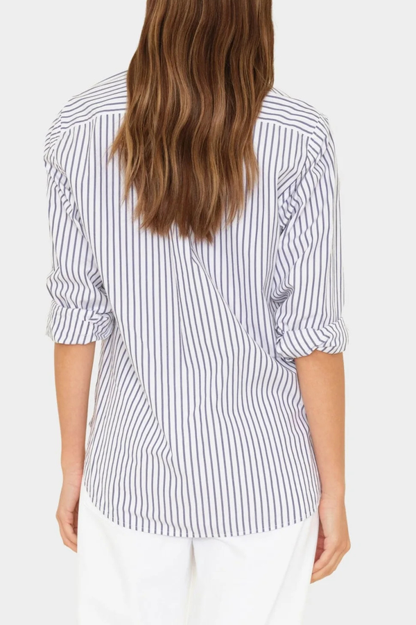 Xirena Beau Shirt in Stripe Shirt - Wind Blue