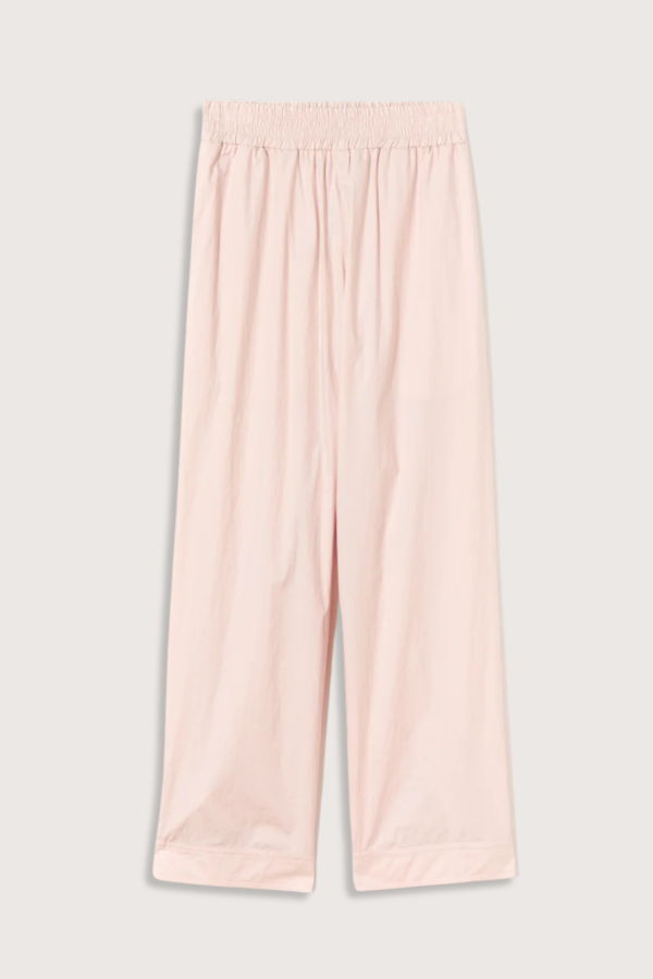 Plan C Parachute Trouser With Side Detail Pants - Baby Pink
