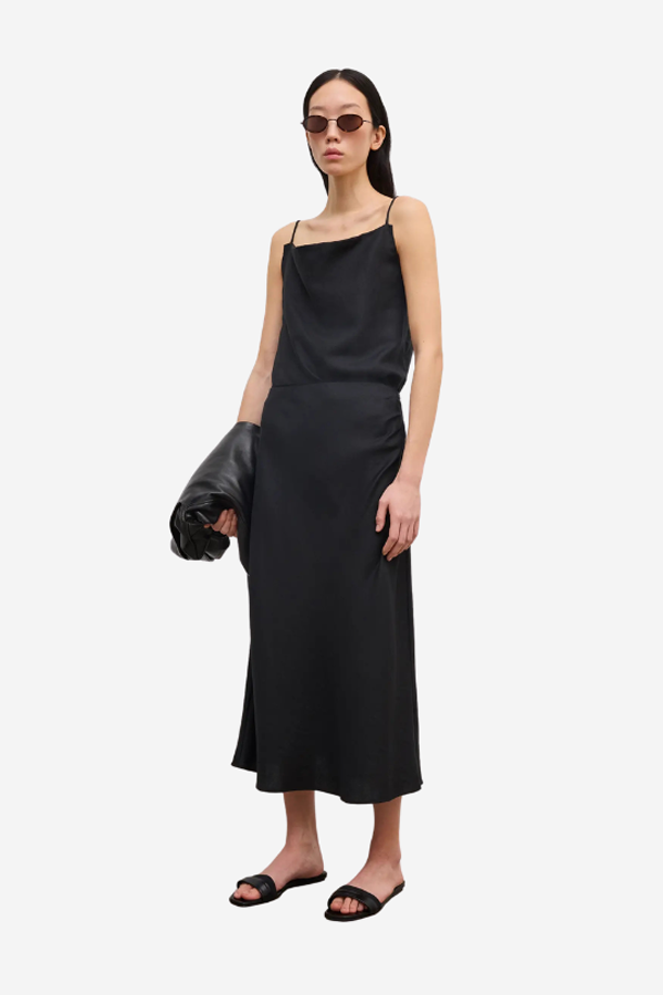 House of Dagmar Draped Midi Skirt