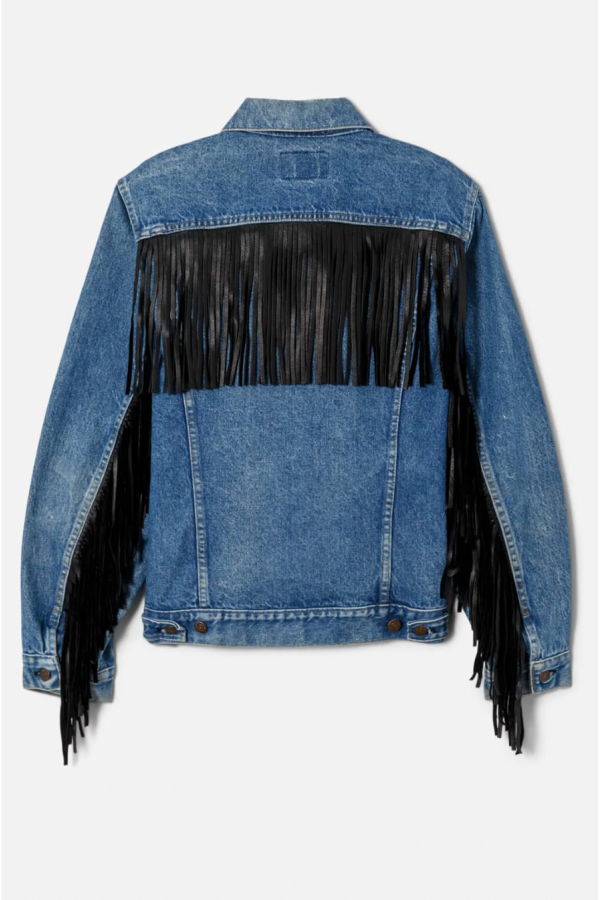 RE/DONE Levi's Fringe Trucker Jacket - Indigo