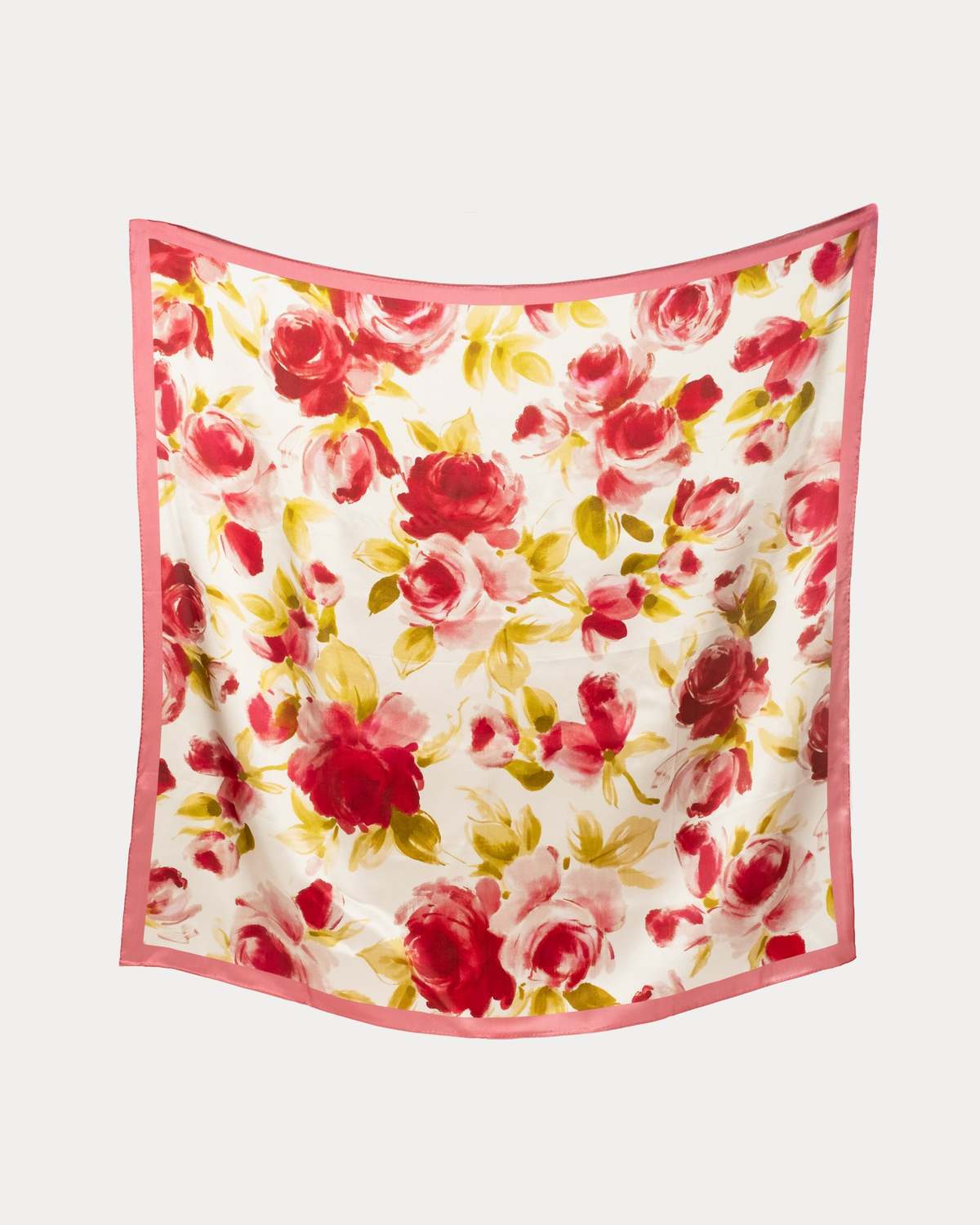Frances Valentine Silk Scarf - Oyster/Multi - Image 1 of 1