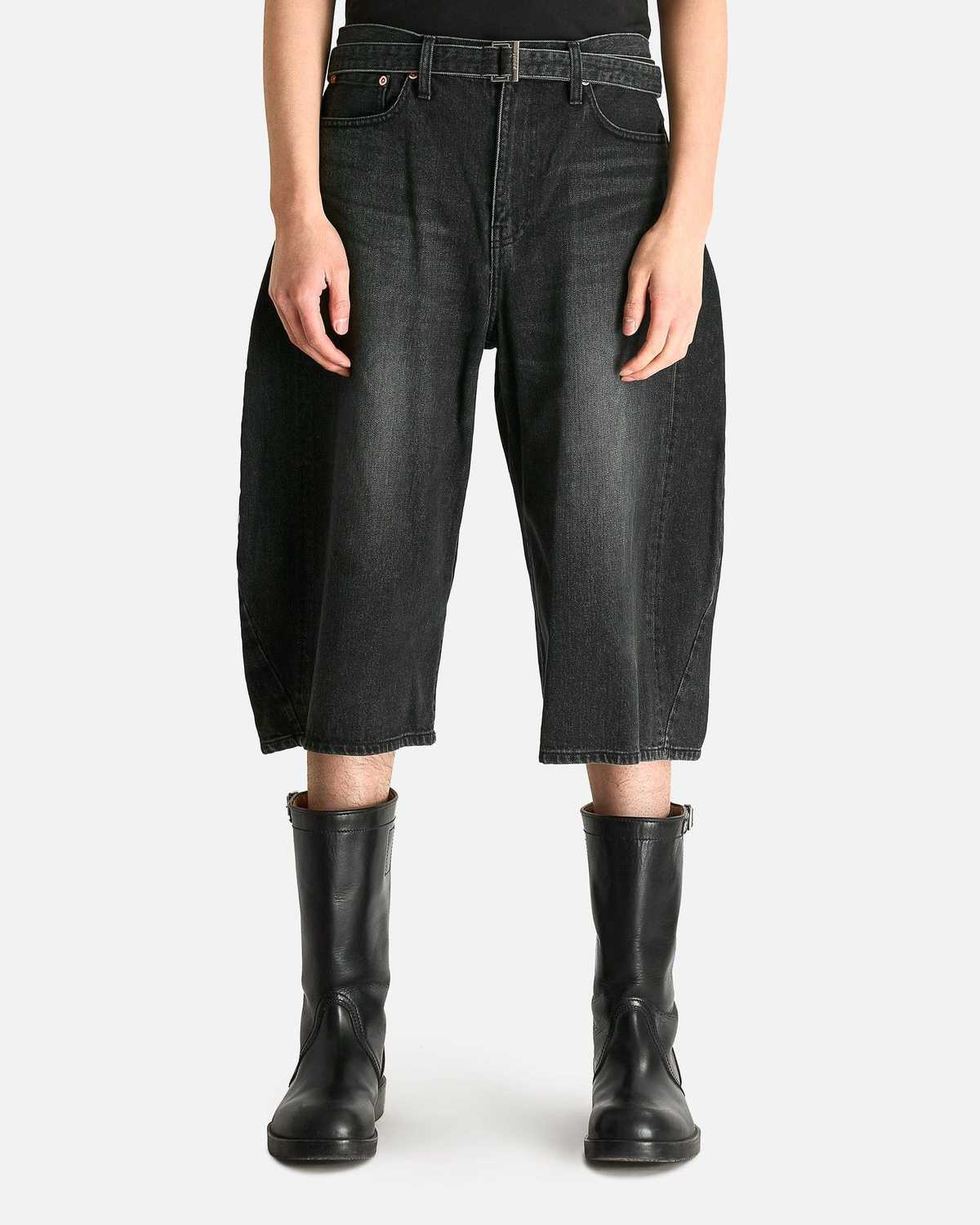 sacai Denim Pants - Black - Image 1 of 6