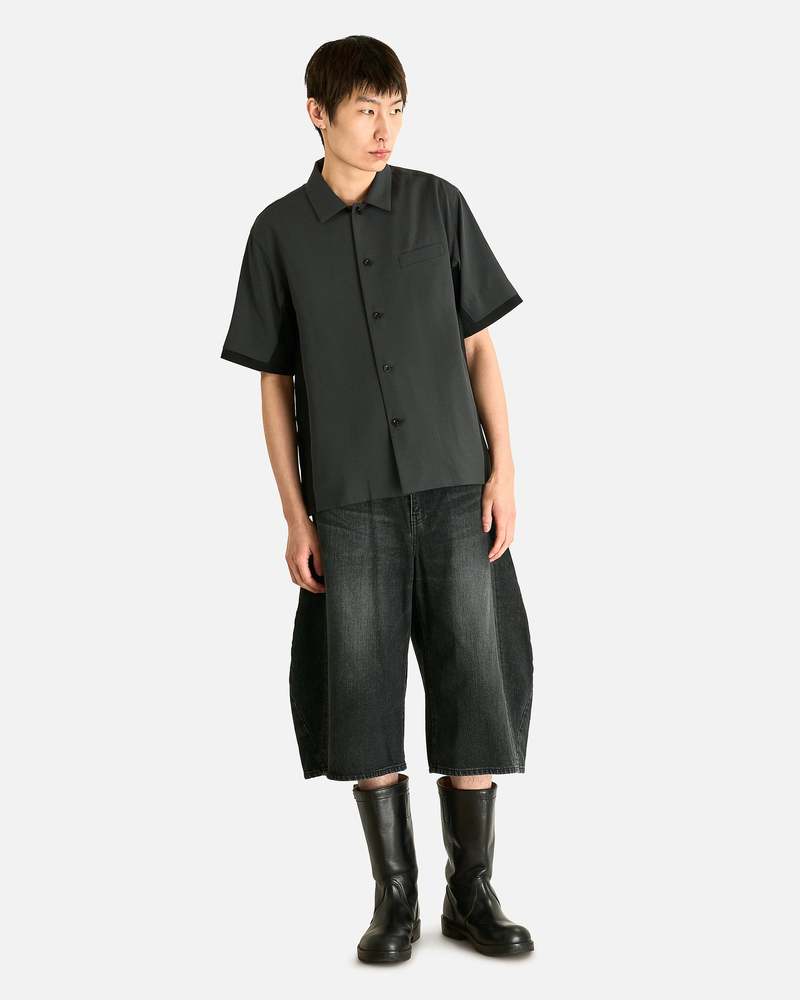 sacai Denim Pants - Black