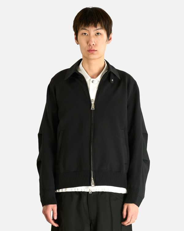 sacai Weathercloth Knit Blouson Jacket sacai Weathercloth Knit Blouson Jacket