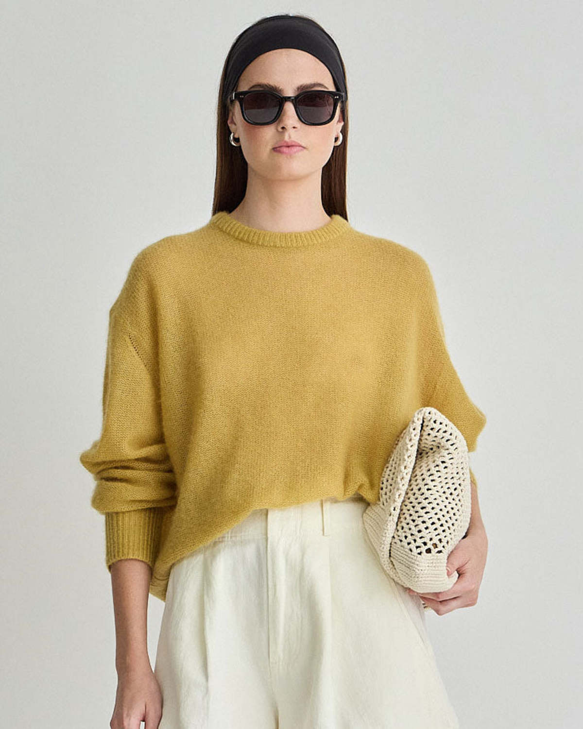 Apiece Apart Softest Tissue Weight Sweater - Image 1 of 4