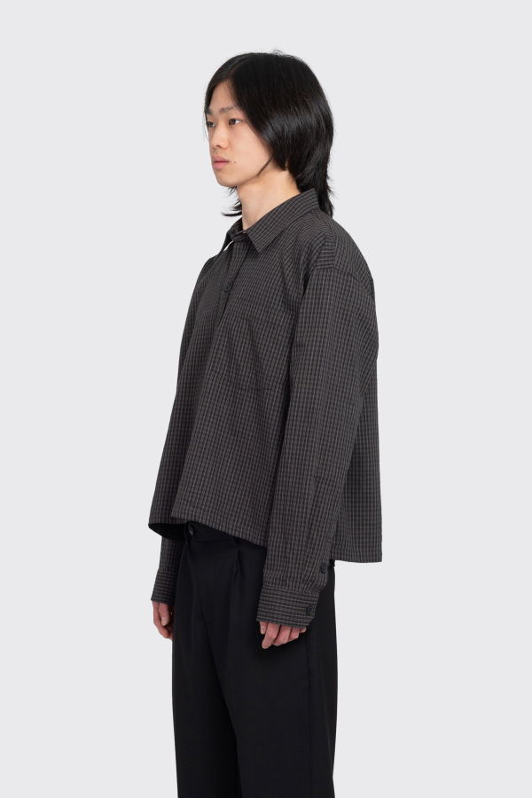 mfpen Priority Shirt - Dark Linen Check