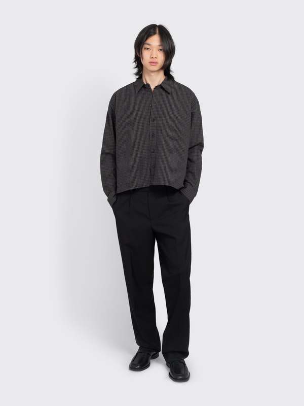 mfpen Priority Shirt - Dark Linen Check | Garmentory