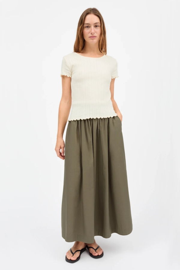 Skall Dagny Skirt - Khaki