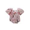 KIDS Piper&Cloth Nora Bubble Romper - Heirloom Rose - Thumbnail 1