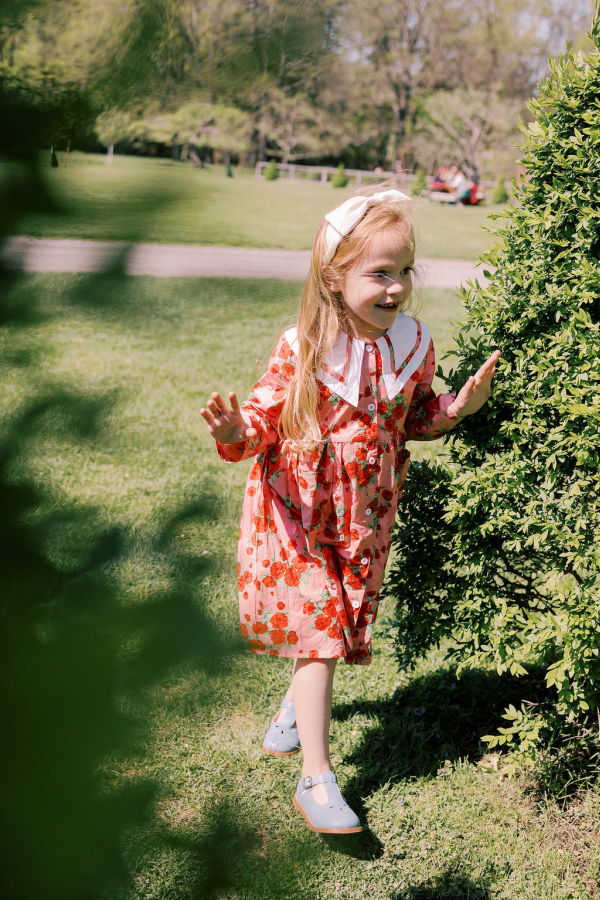 Kids Piper&Cloth The Garden Dress - Vintage Rose