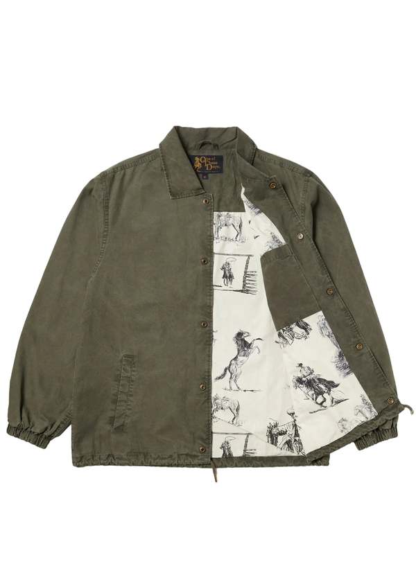 One Of These Days Coaches Jacket - Olive One Of These Days Coaches Jacket - Olive