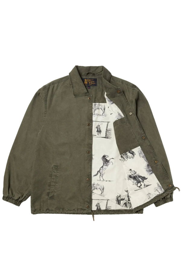 One Of These Days Coaches Jacket - Olive
