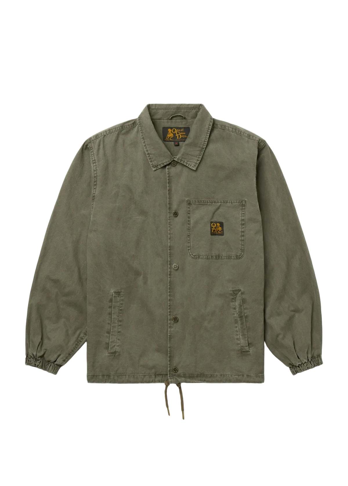 One Of These Days Coaches Jacket - Olive - Image 3 of 7