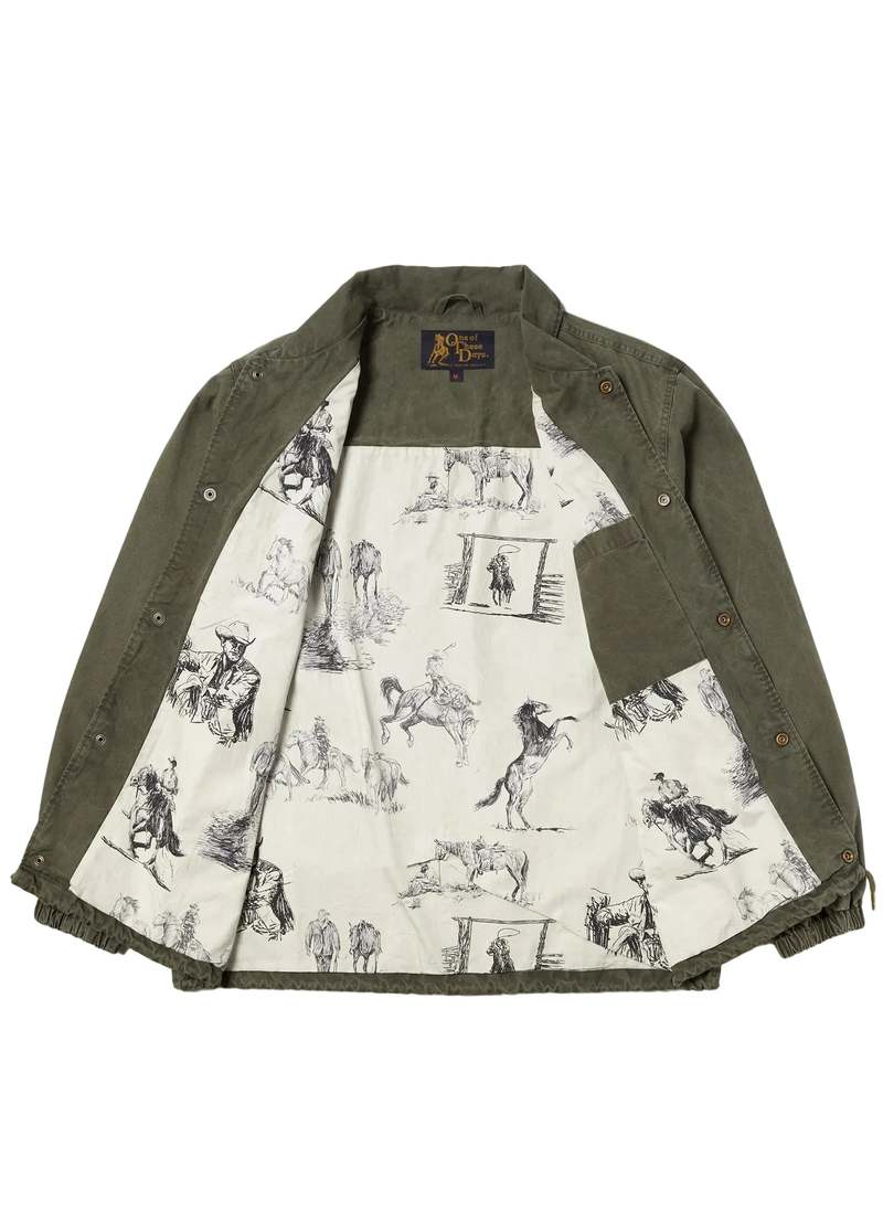 One Of These Days Coaches Jacket - Olive