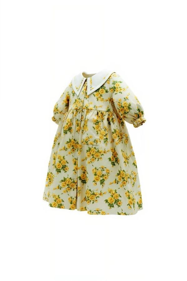 Kids Piper&Cloth Garden Dress - Heirloom Rose