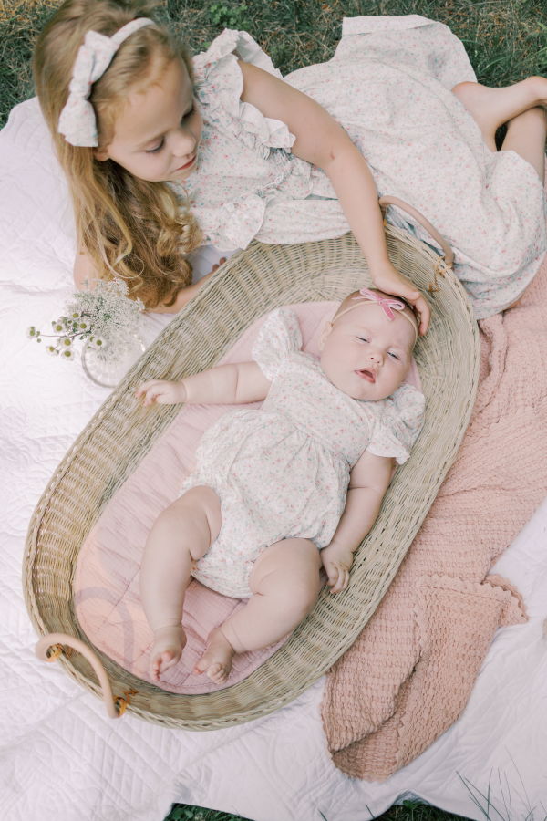 Kids Piper&Cloth Josie Romper - Confetti