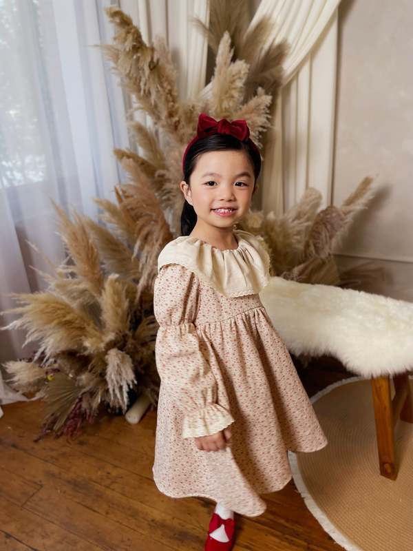 Piper&Cloth Marguerite Dress - Wild Rosebud Garden