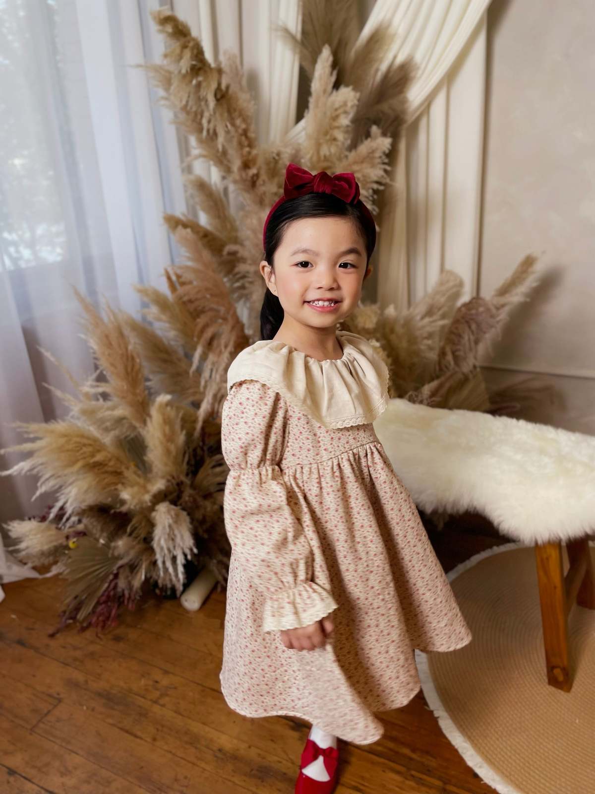 Piper&Cloth Marguerite Dress - Wild Rosebud Garden - Image 7 of 16