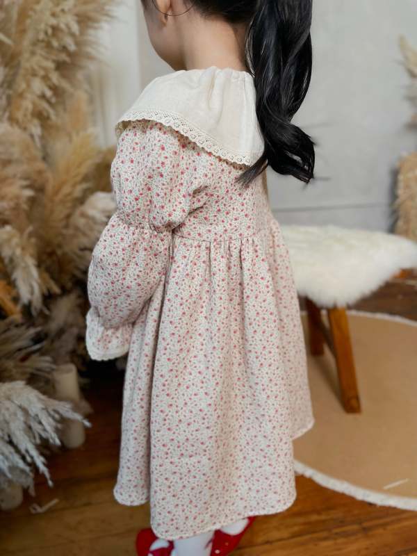 Piper&Cloth Marguerite Dress - Wild Rosebud Garden