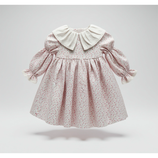 Piper&Cloth Marguerite Dress - Wild Rosebud Garden