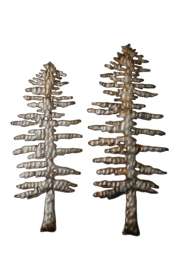 Vi Bella Pine Trees Metal Art Set