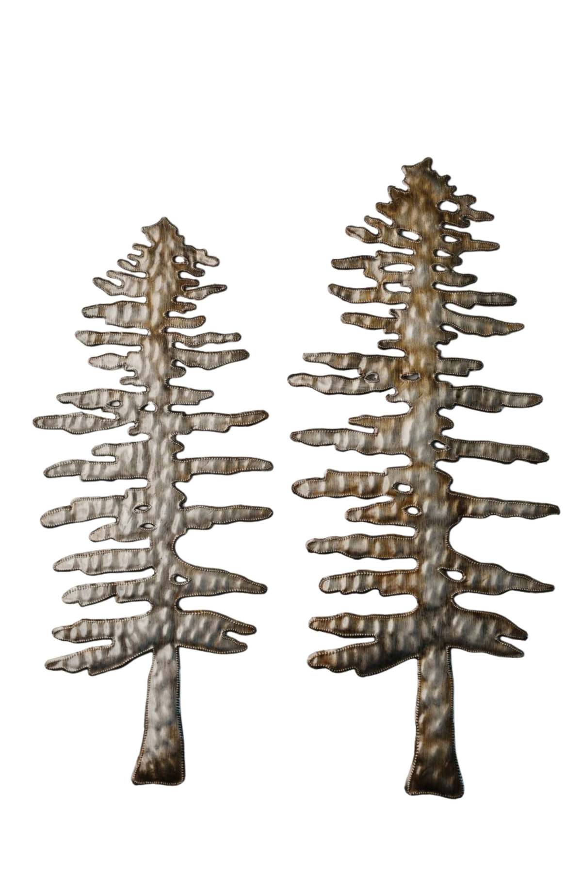 Vi Bella Pine Trees Metal Art Set - Image 2 of 4