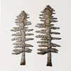 Vi Bella Pine Trees Metal Art Set - Thumbnail 3