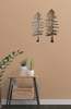 Vi Bella Pine Trees Metal Art Set - Thumbnail 4