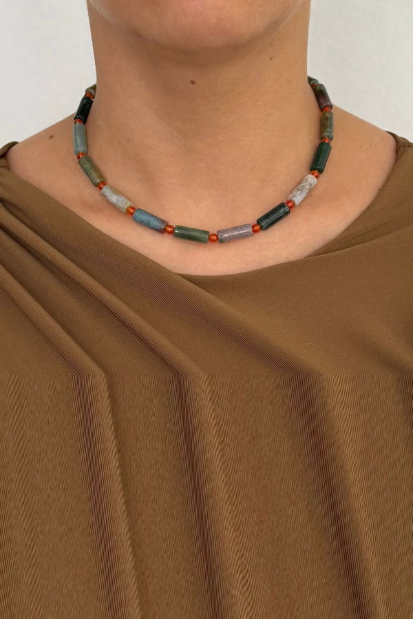 Azzú Pecos Beaded Necklace - Multi