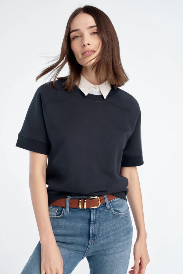 Favorite Daughter The Saturday Raglan Short Sleeve Pullover Top