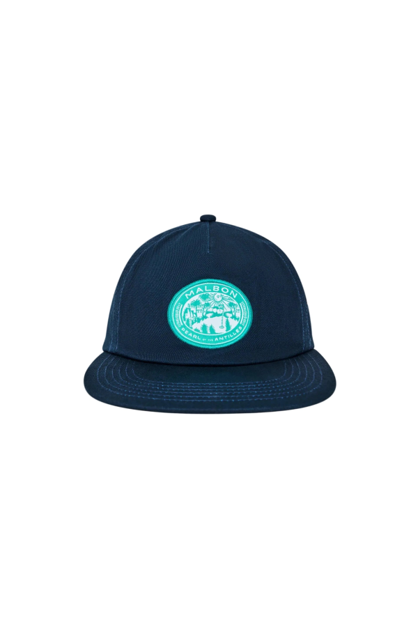 MALBON GOLF Horizon Snapback Hat - Midnight