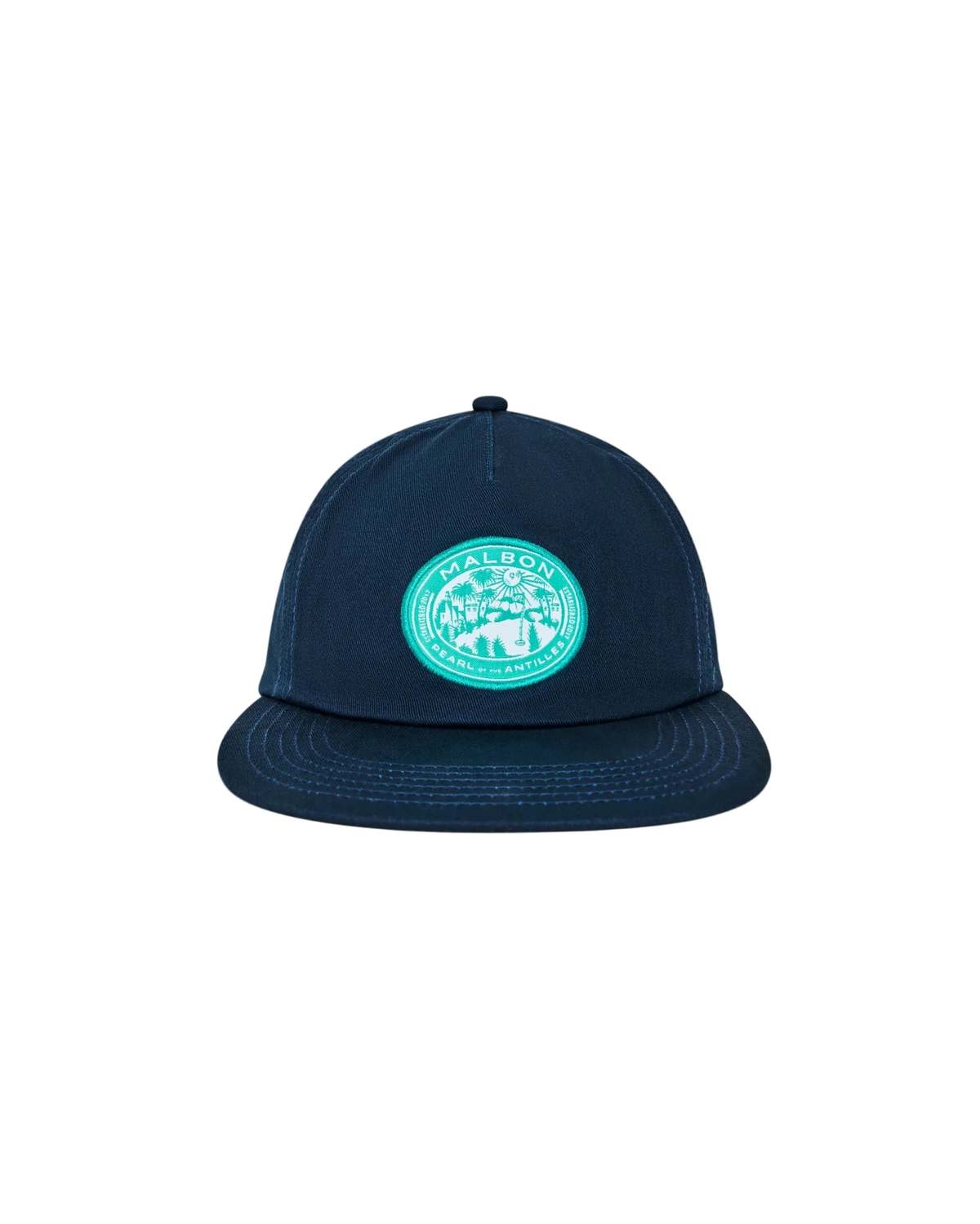 MALBON GOLF Horizon Snapback Hat - Midnight - Image 1 of 3