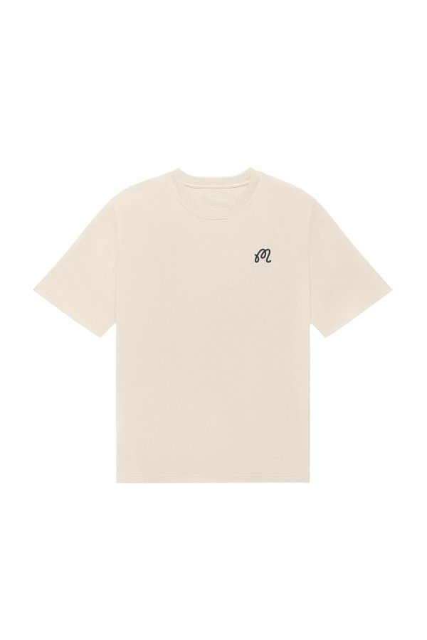 MALBON GOLF Torrey Pines Bermuda Tee - Egret