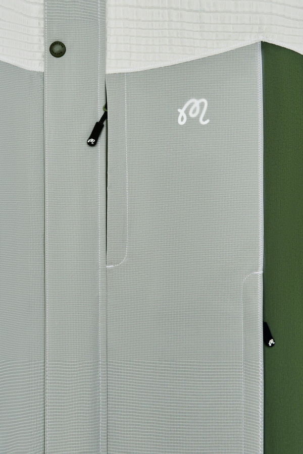 MALBON GOLF Torrey Pines Rain Jacket Jacket - Moss