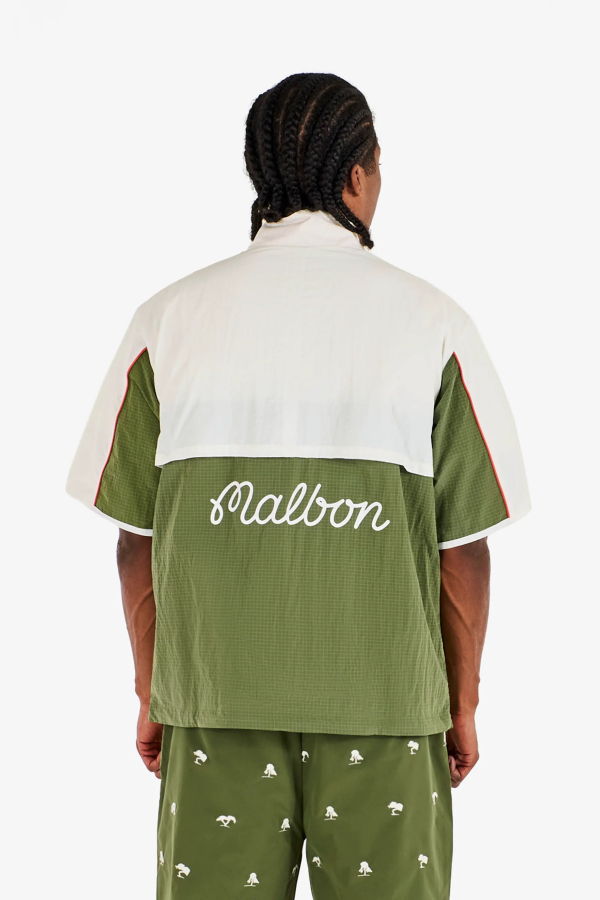 MALBON GOLF Torrey Pines Windshirt - Egret