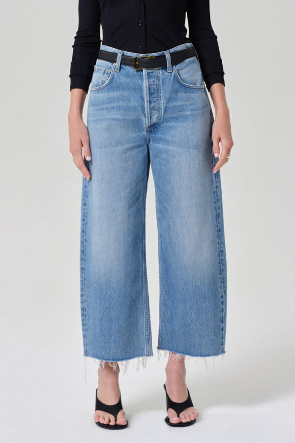 Citizens of Humanity Ayla Raw Hem Crop Jeans - Honour