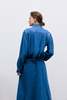 The New Society Tencel Midi Skirt - Mid Denim - Thumbnail 4