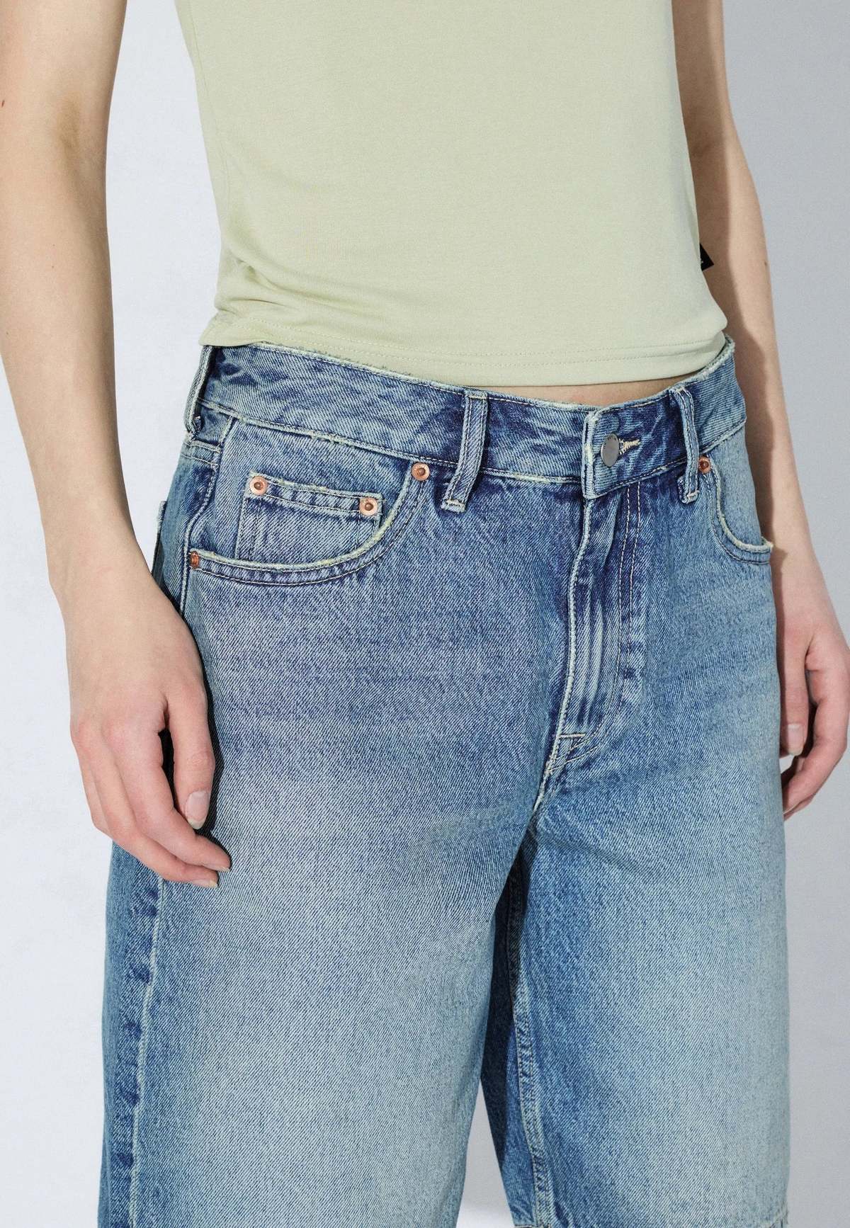 dr.denim Asra Shorts - Drift Sky Used - Image 3 of 4