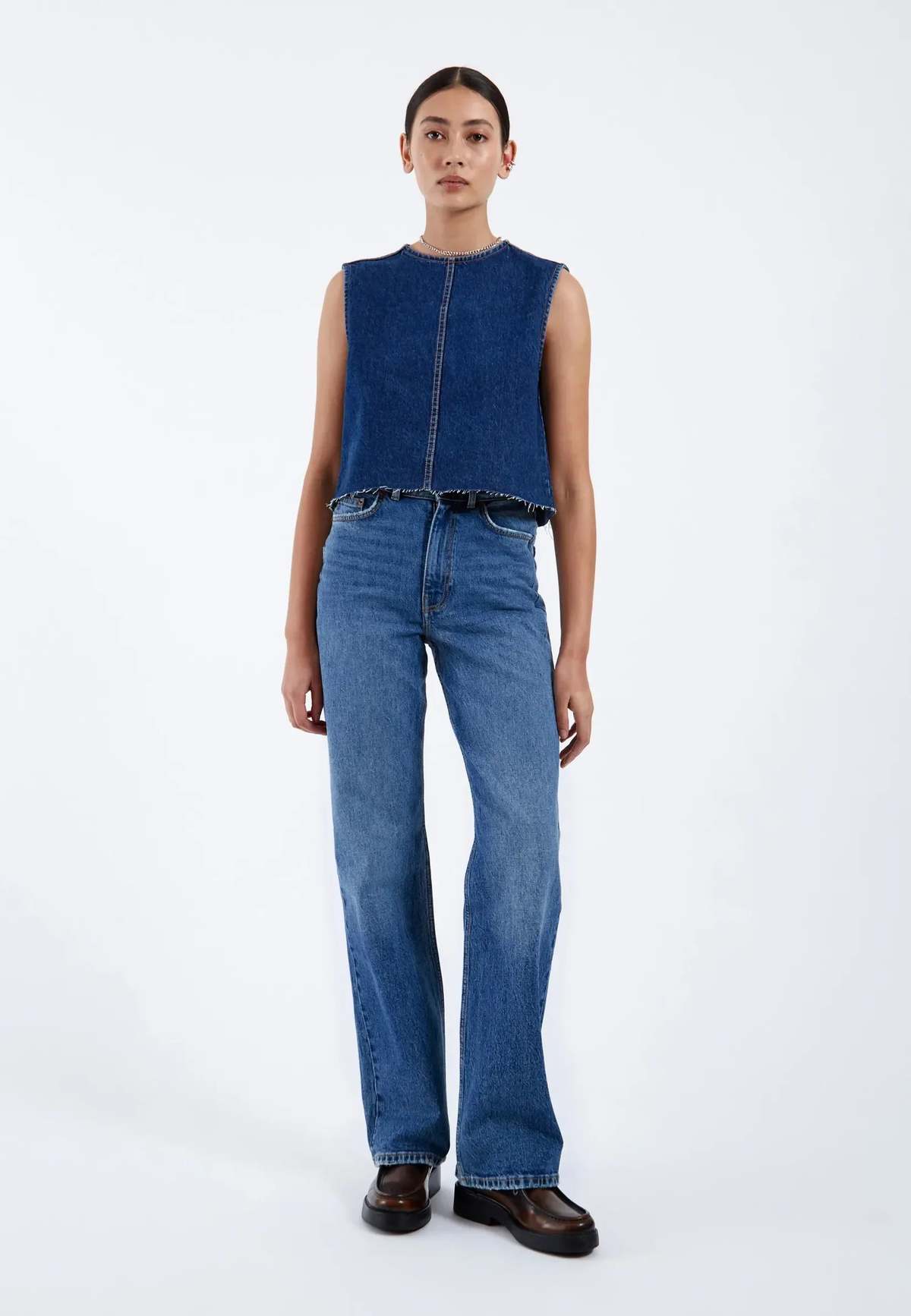 dr.denim Echo Jeans - Bay Mid Used - Image 2 of 3