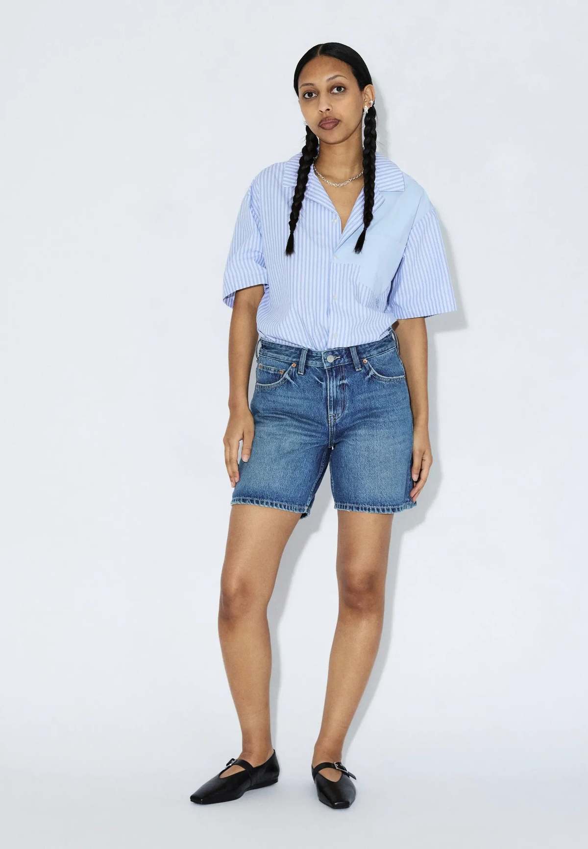 dr.denim Hill Shorts - Drift Mid Used - Image 2 of 4